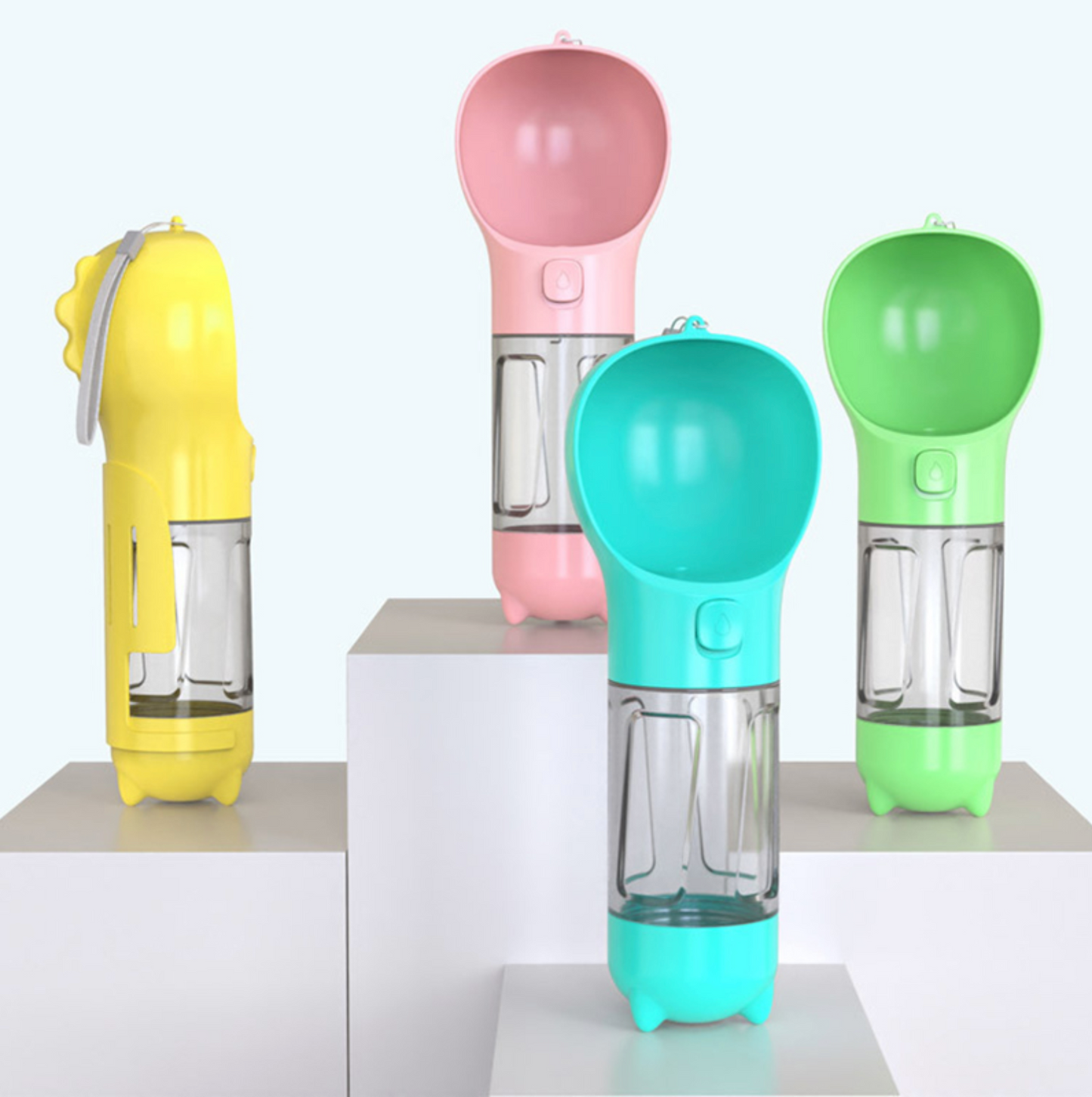 HydraPet™ 3-in-1 Drinkfles – Water, Brokjes & Poepzakjes in één