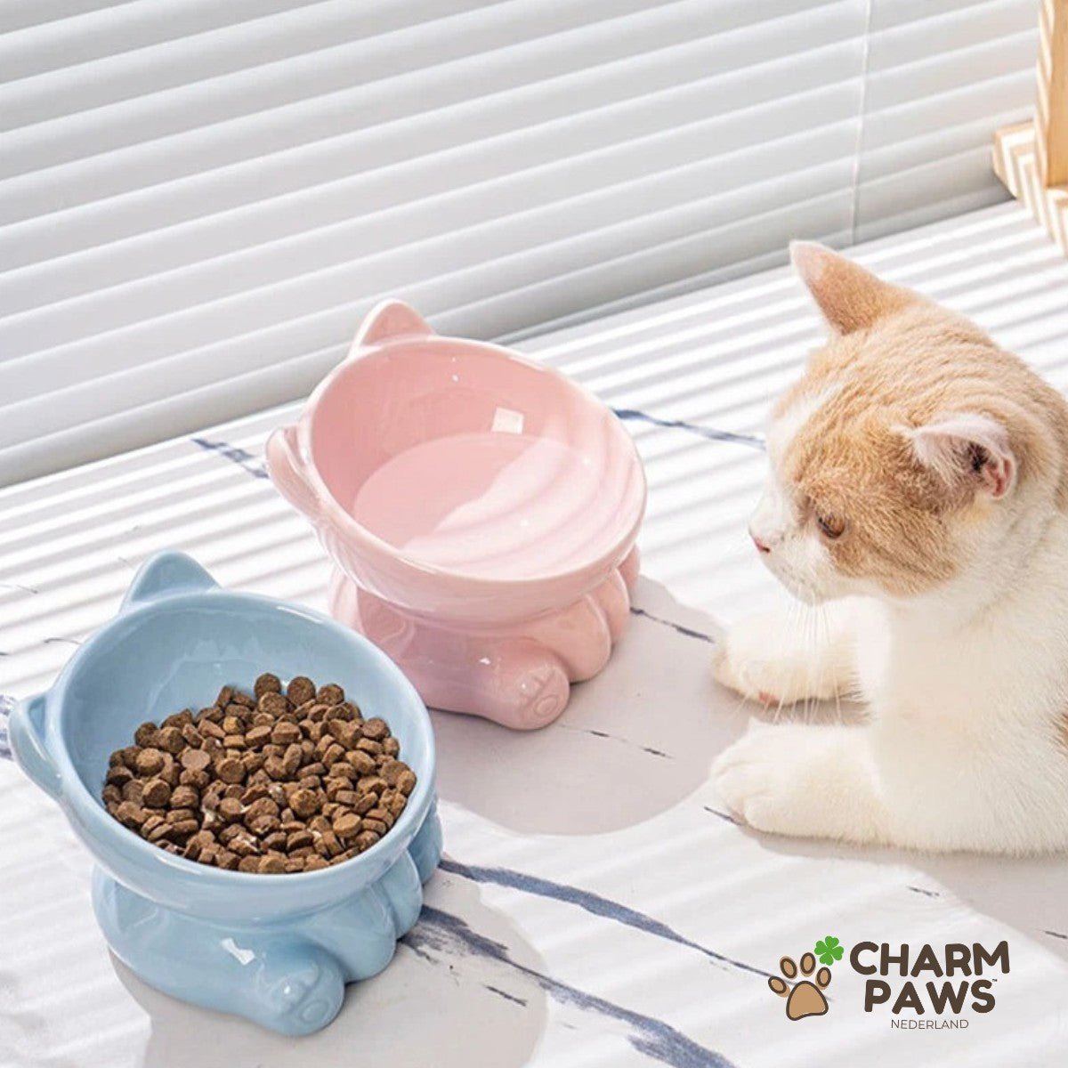 CozyCat™ Keramische Voerbak – Stijlvol & Duurzaam