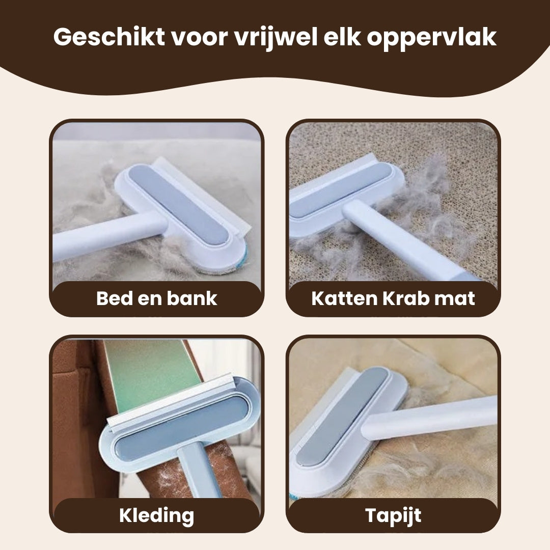 CharmPaws® MultiSwipe Pro - 3-in-1 Huisdierhaar Verwijderaar