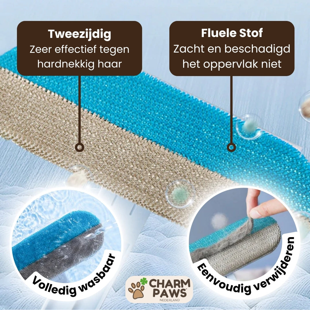 CharmPaws® MultiSwipe Pro - 3-in-1 Huisdierhaar Verwijderaar