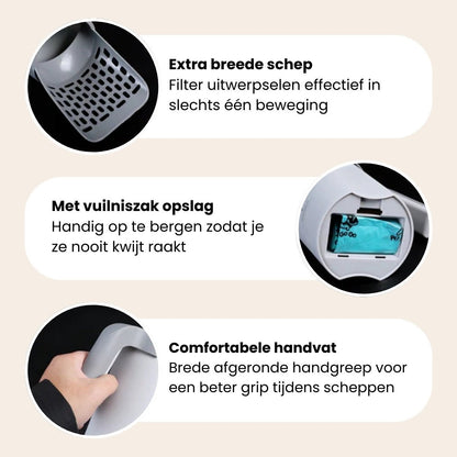CleanCat™ 2-in-1 Kattenbakschep