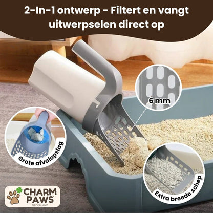 CleanCat™ 2-in-1 Kattenbakschep