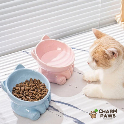 CozyCat™ Keramische Voerbak – Stijlvol & Duurzaam