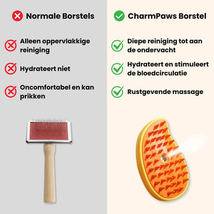 FreshFur™ Stoomborstel – Voor Kat & Hond