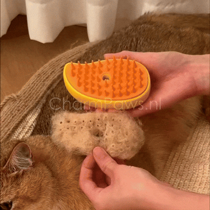 FreshFur™ Stoomborstel – Voor Kat & Hond
